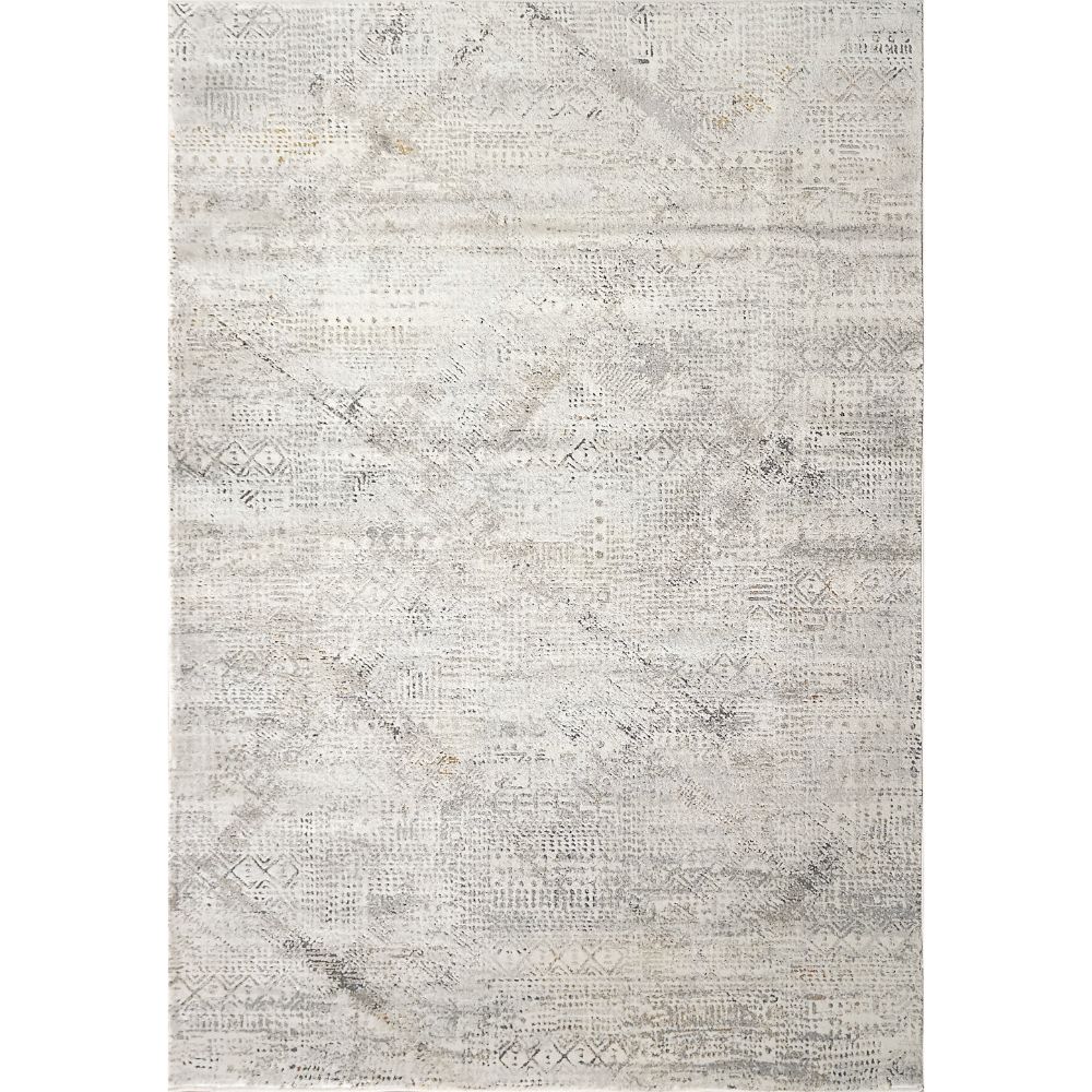Dynamic Rugs 7925-970 Capella 2 Ft. X 3.11 Ft. Rectangle Rug in Grey/Gold   